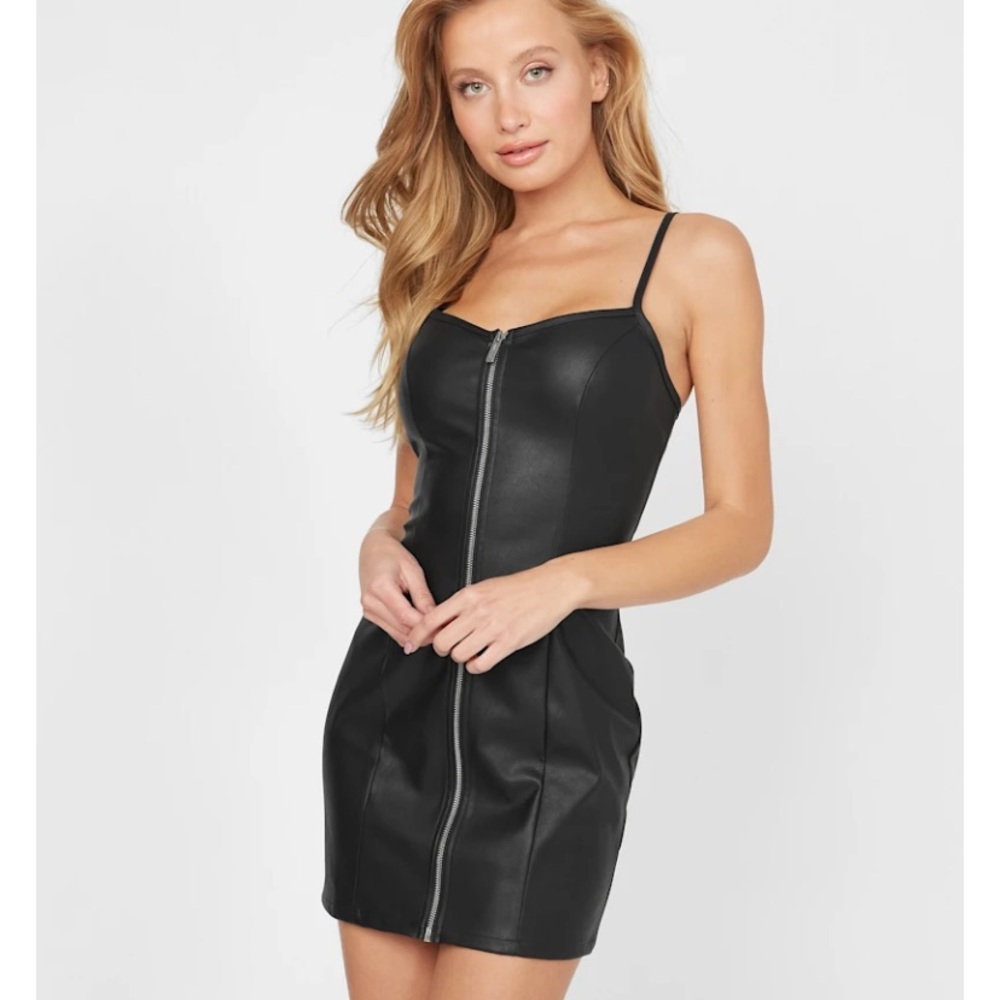 Leather dress